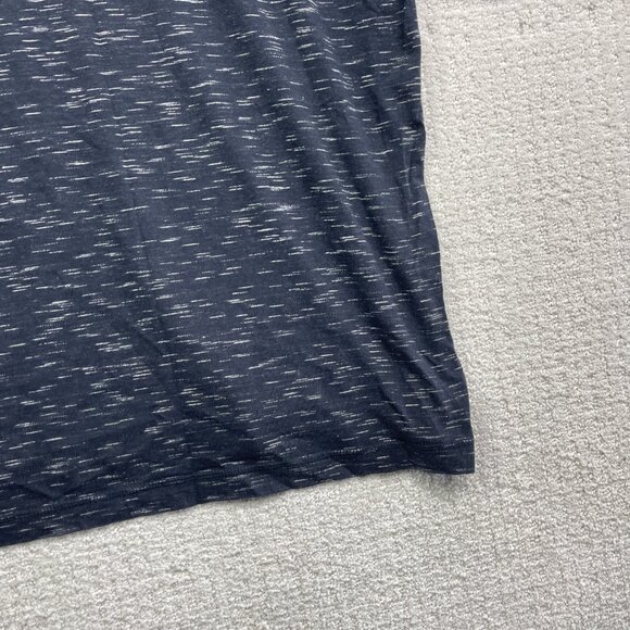 Projek Raw Pocket Tee Logo AOP Shirt Y2K Soft V-neck Men Sz L Navy Blue - Picture 14 of 15